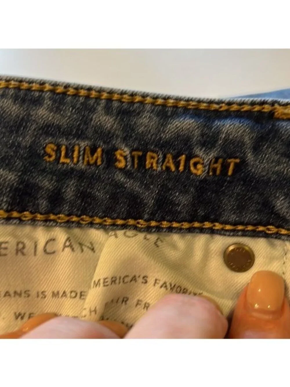 American Eagle men’s jeans slim straight size 30 x 32 next level flex